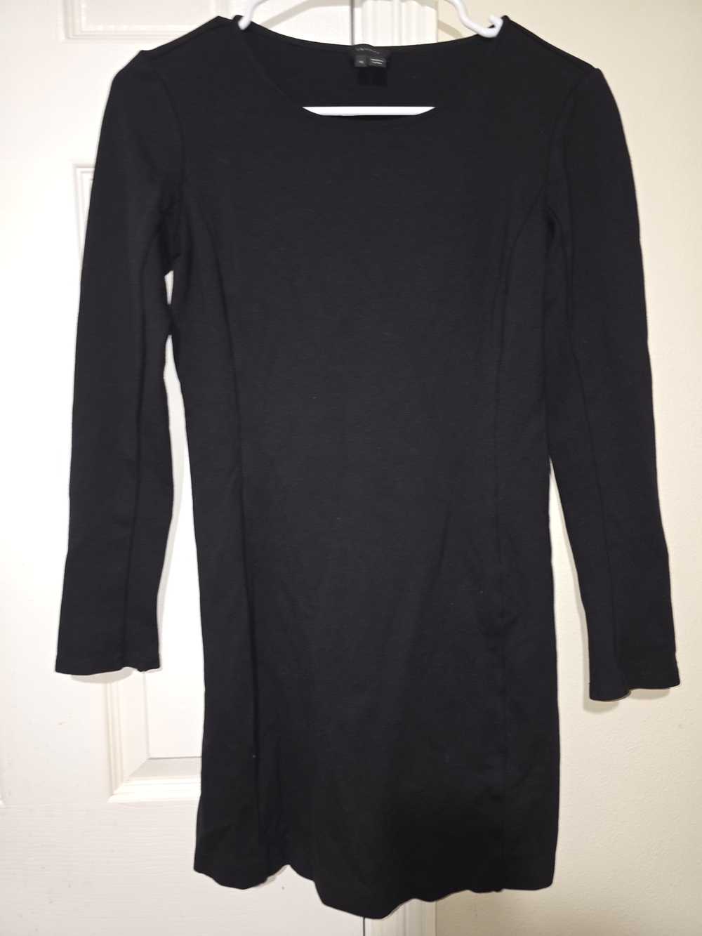 Theory Black Long Sleeve Sheath Dress Size 4